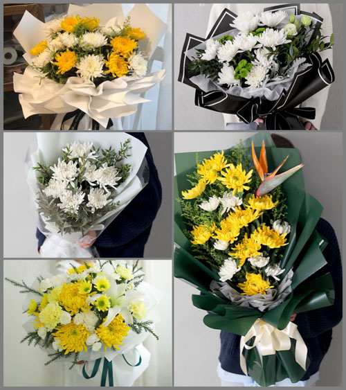 河南周口淮阳县朱集乡白事花束代送